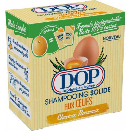 DOP Shampooing solide aux œufs 65g