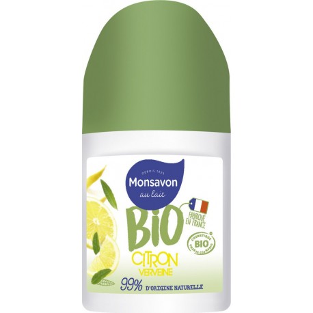 Monsavon Déodorant bille bio citron verveine
