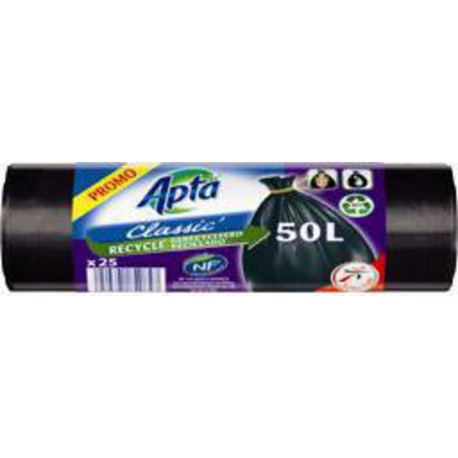 Apta Sac poubelle Classic' 50L x10 sacs