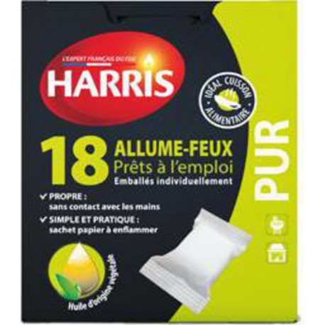 Harris Allume-feux prêts à l'emploi la boîte de 18