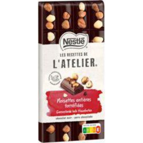 NESTLE LRDA NOIR NOISETTE 170G CHOCOLATS TABLETTE BLOCS GOURMANDS