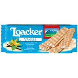 LOACKER VANILLE 90G BISCUITERIE BISCUITS CHOCOLATES