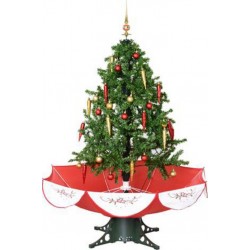 Homcom Sapin de Noël artificiel simulation chute de neige 140cm