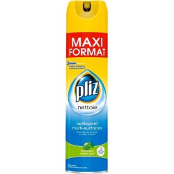 Pliz Nettoie Aérosol Multi-Surfaces Maxi Format 300ml (lot de 4)