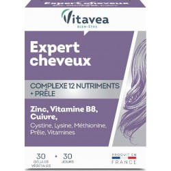 VITAVEA 16G 60 CAPS EXPERT CHEVEUX boîte 30 gélules végétales