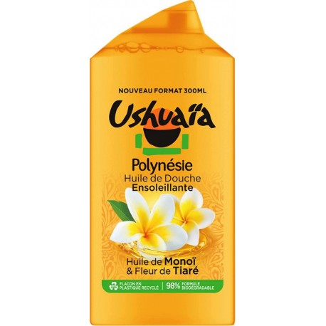 Ushuaïa Rituel de Polynésie Huile de Douche Monoï & Fleur de Tiaré 300ml