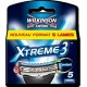 Wilkinson Sword XTreme3 avec Aloé Jojoba Lames de Rasoir pour Homme 5 Recharges