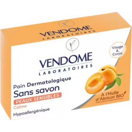 VENDOME Savon Dermatologique Huile d’Abricot Bio 100g