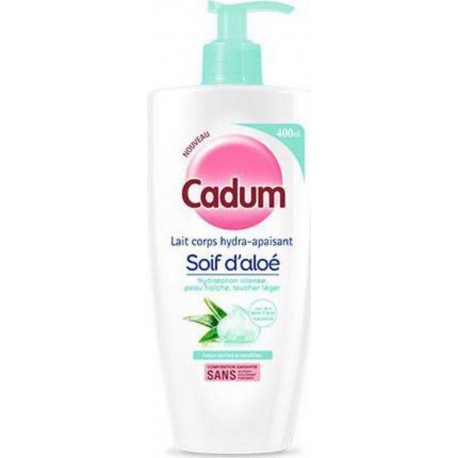 Cadum Lait Corps Hydra-Apaisant Soif d’Aloé 400ml