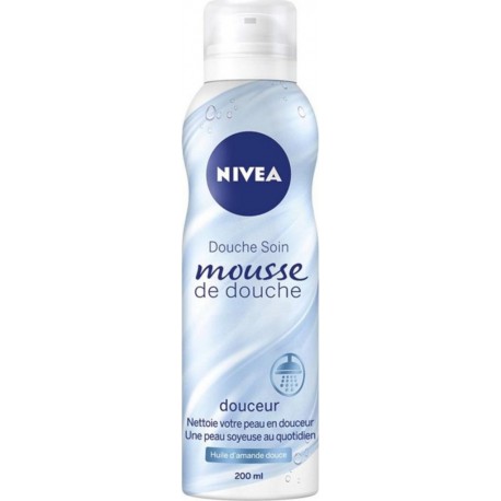 Nivea Douche Soin Mousse de Douche Douceur Huile d’Amande Douce 200ml