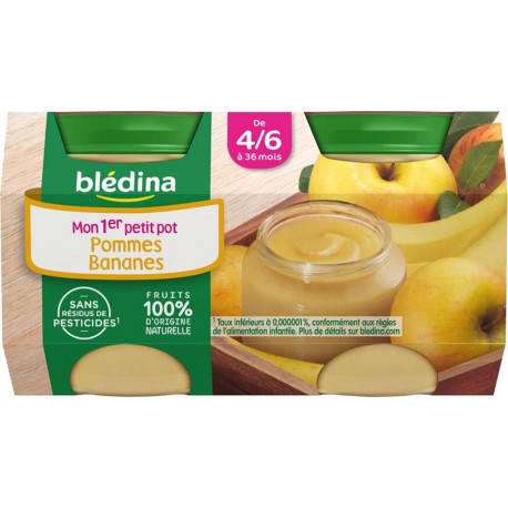 Blédina Pommes Bananes