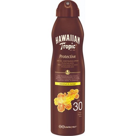 Hawaiian Tropic Protective Dry Oil SPF 30 Coconut & Mango 180ml