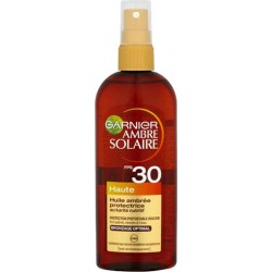 Garnier Ambre Solaire FPS 30 Huile Ambrée Protectrice au Karité Nutritif 150ml