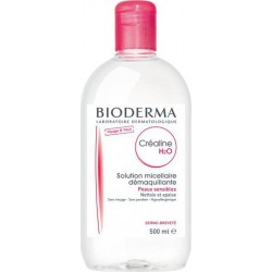 BIODERMA Créaline H2O Solution Micellaire Démaquillante Peaux Sensibles 500ml