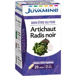 Juvamine Digestion Bien-Être du Foie Artichaut Radis Noir