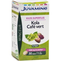 Juvamine Minceur Kilos Superflus Kola Café Vert Vegan