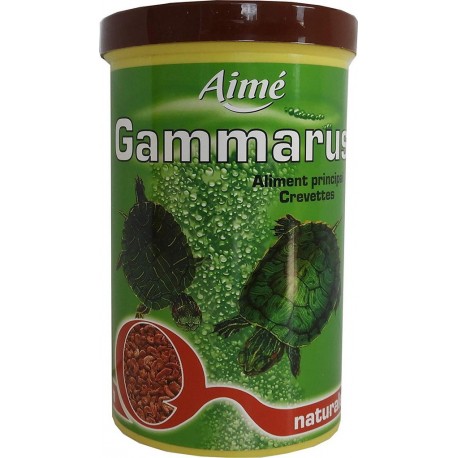 AIME Nourriture pour Tortues, Crevettes, Aliment Complet 100% naturel 1L